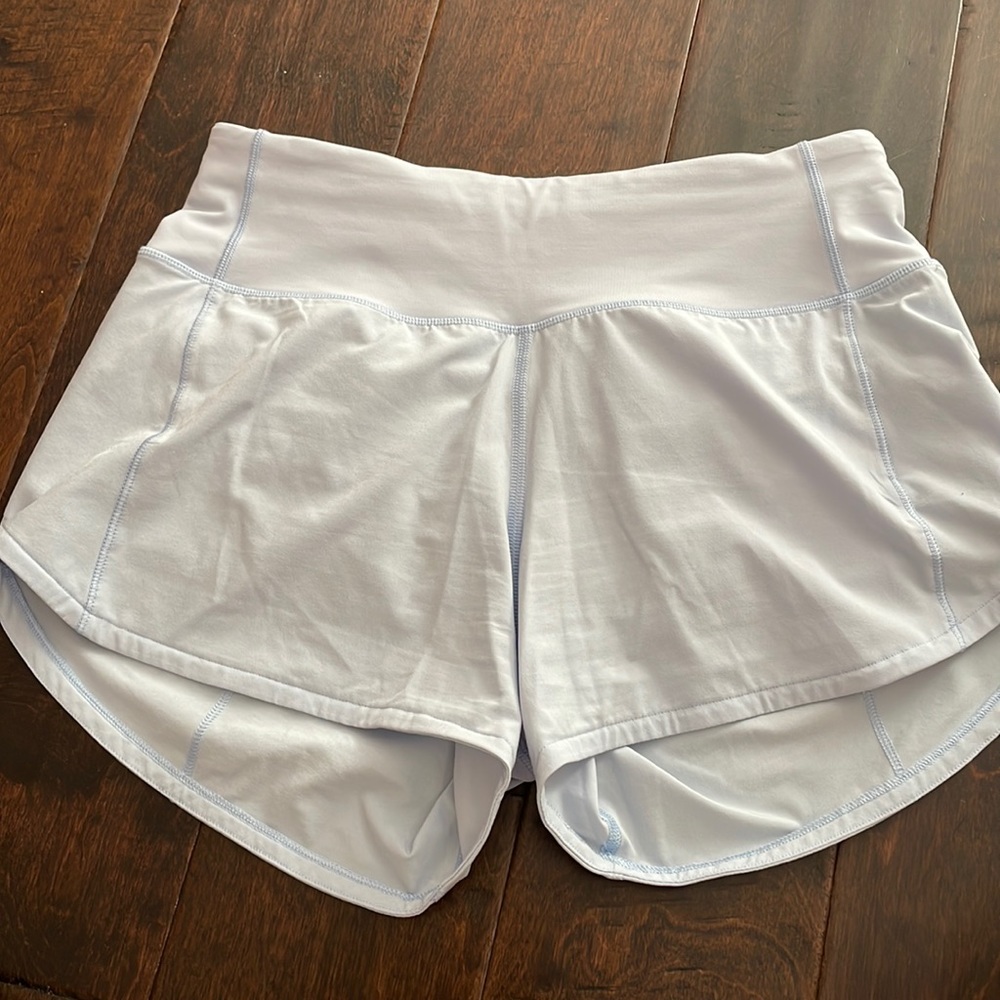 Lululemon Speed Up 2 tall shorts lilac